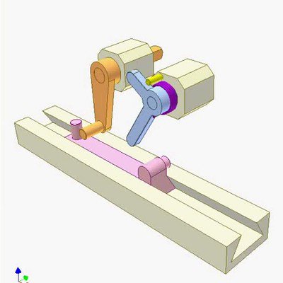 Slider Crank Mechanism With Elbow-Lever