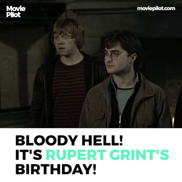 Happy Birthday, Rupert Grint! Hope it\s a bloody great one. 