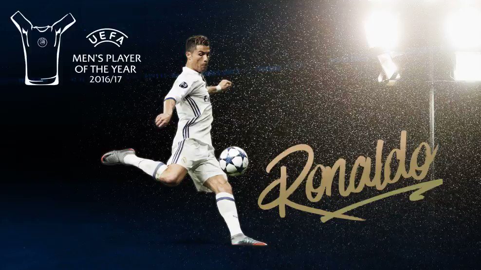 UEFA Champions League on X: Cristiano Ronaldo has been named Portugal's player of the year. Congratulations! 💪 #QuinasDeOuro #UCL / X