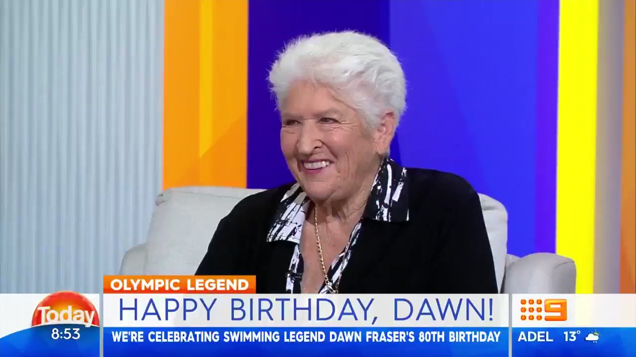 Happy 80th Birthday Dawn Fraser!   