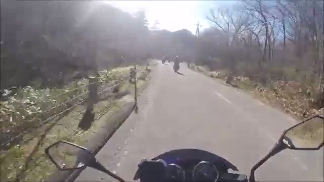 危機一髪！バイクを乗る人はこうならないように気をつけて！