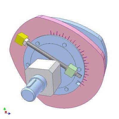 Angular Adjustment of Two Coaxial Cams