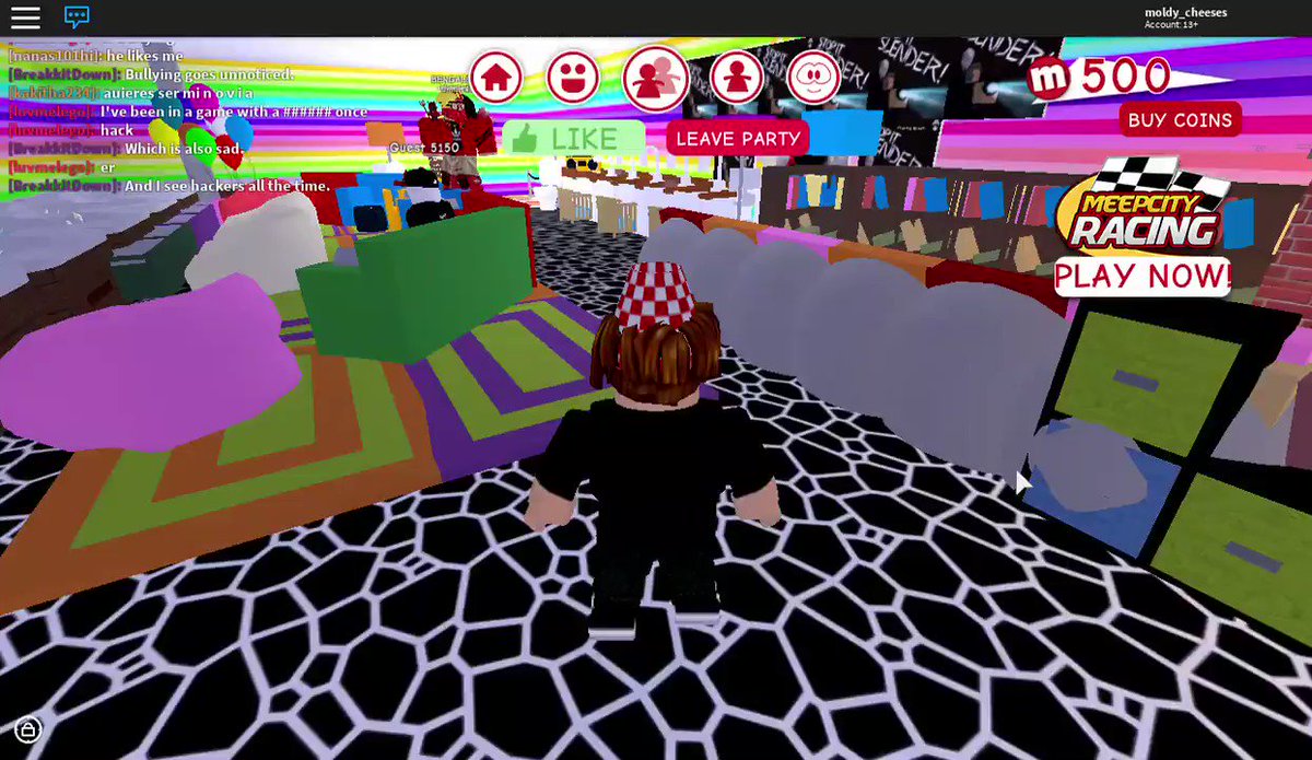 Oder Encounters Place Meep City Party Owner Luvmelego Roblox