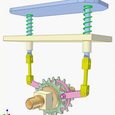 Converting Two Way Linear Motion Into One Way Rotation