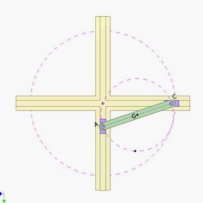 Straight Line Drawing Mechanism