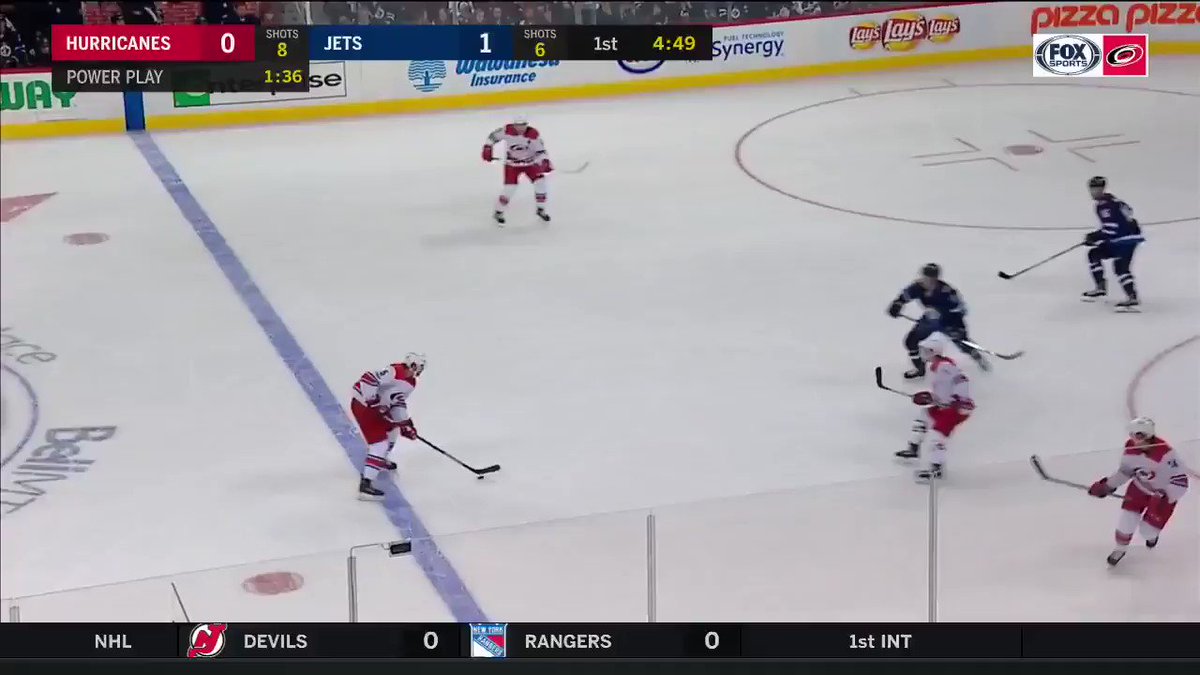 Jeff Skinner scored for the second game in a row with this beauty from the first period. #CARvsWPG https://t.co/4kjgAzwwz3