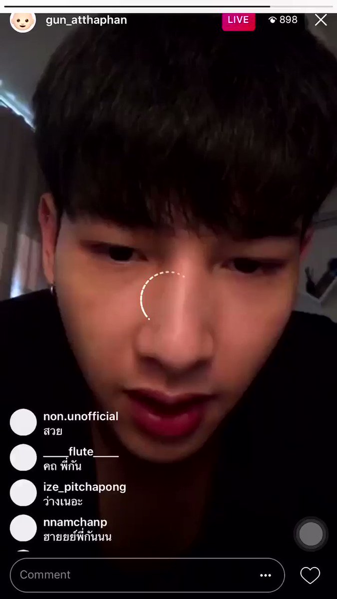 AboutGunATp. - อัพในนี้เลยละกัน ยูทูปมันนาน55555 @AtthaphanP Live IG 151017 (1)