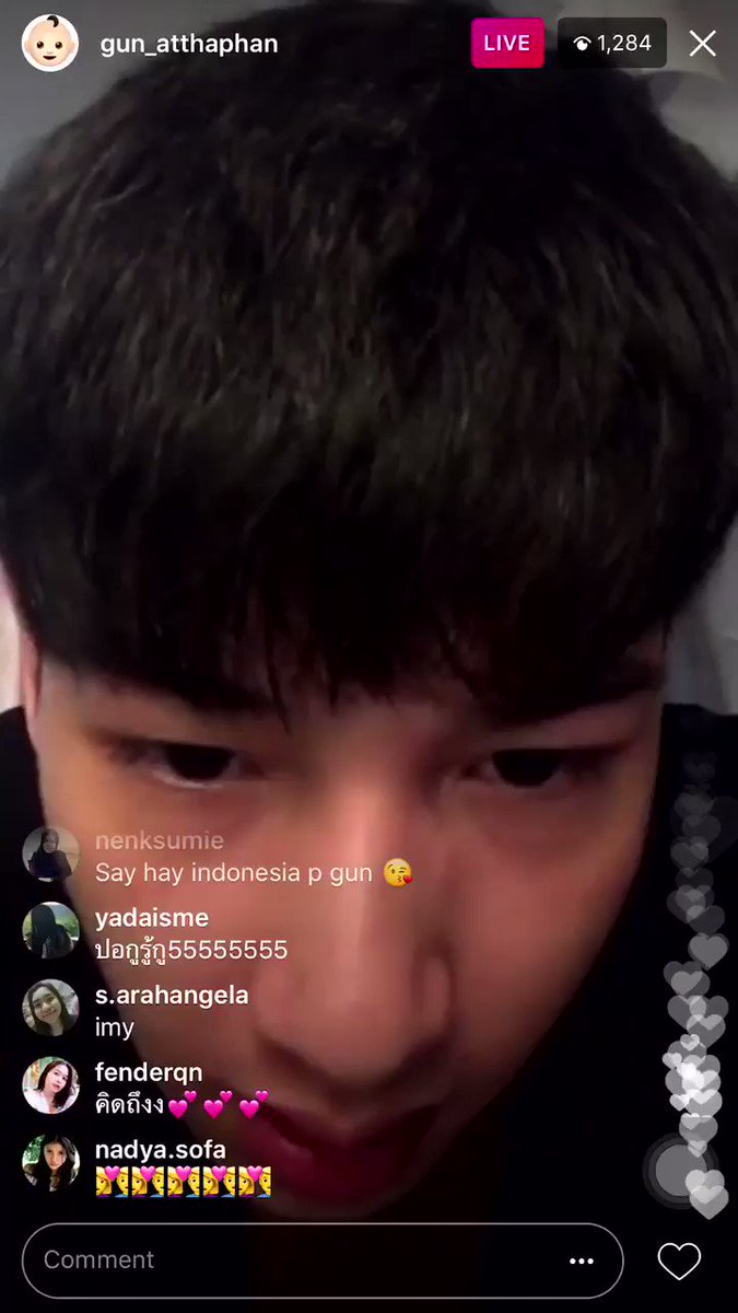 AboutGunATp. - @AtthaphanP #กันอรรถพันธ์น่ารักกว่าที่คิด #เบบี๋ @AtthaphanP Live IG 151017 (2)