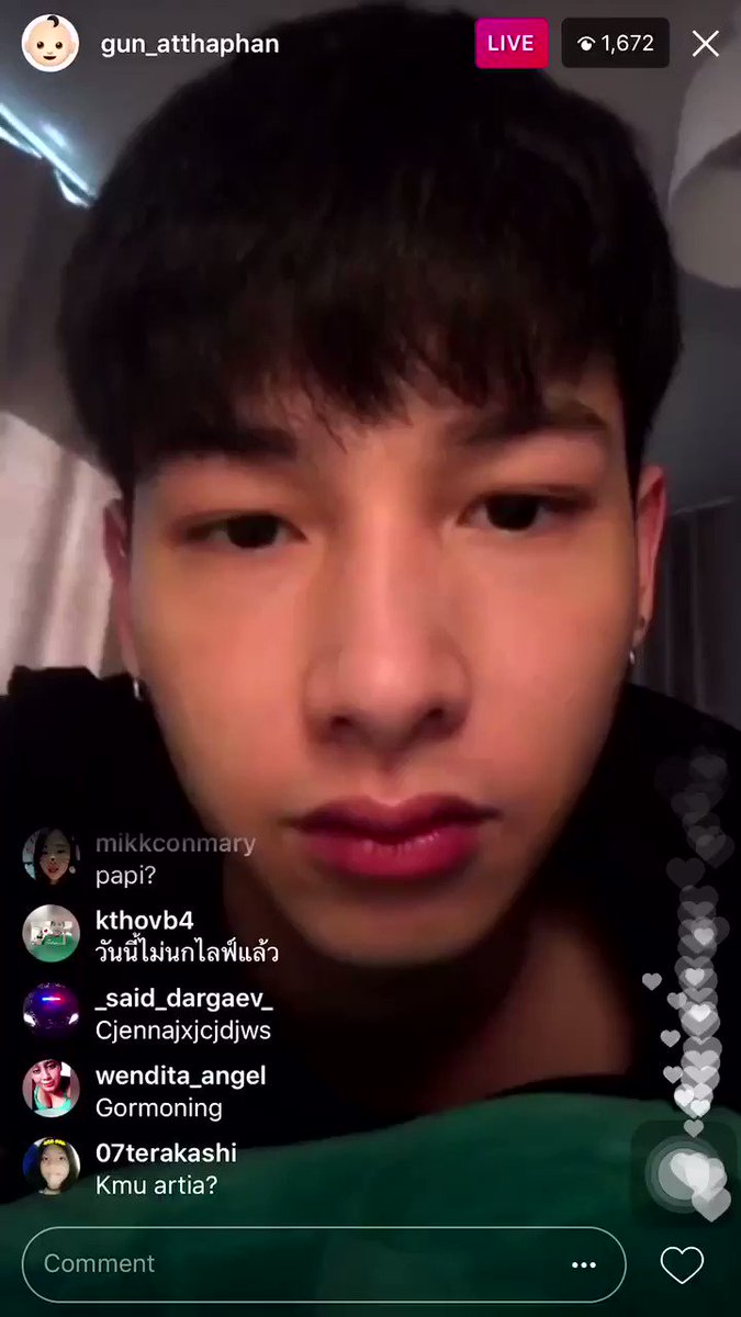 AboutGunATp. - @AtthaphanP #กันอรรถพันธ์น่ารักกว่าที่คิด #เบบี๋ @AtthaphanP Live IG 151017 (จบ)