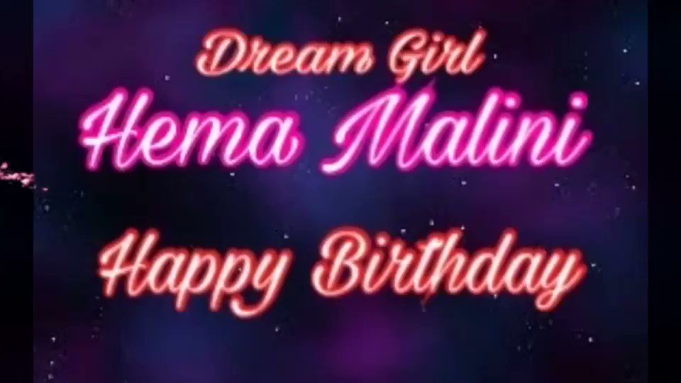  Happy Birthday hamari pyari Hema Malini ji     