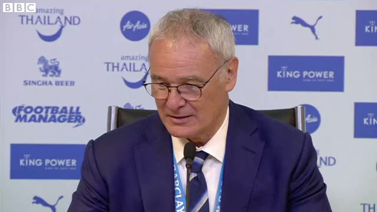 Happy birthday, Claudio Ranieri.

May you spend it being showered in champagne, again.  