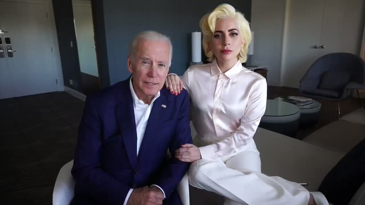 Biden? REALLY? HA! WATCH Uncle Joe and Lady Gaga join forces in PSA against sexual assault XBhpcL_oauClPm1C