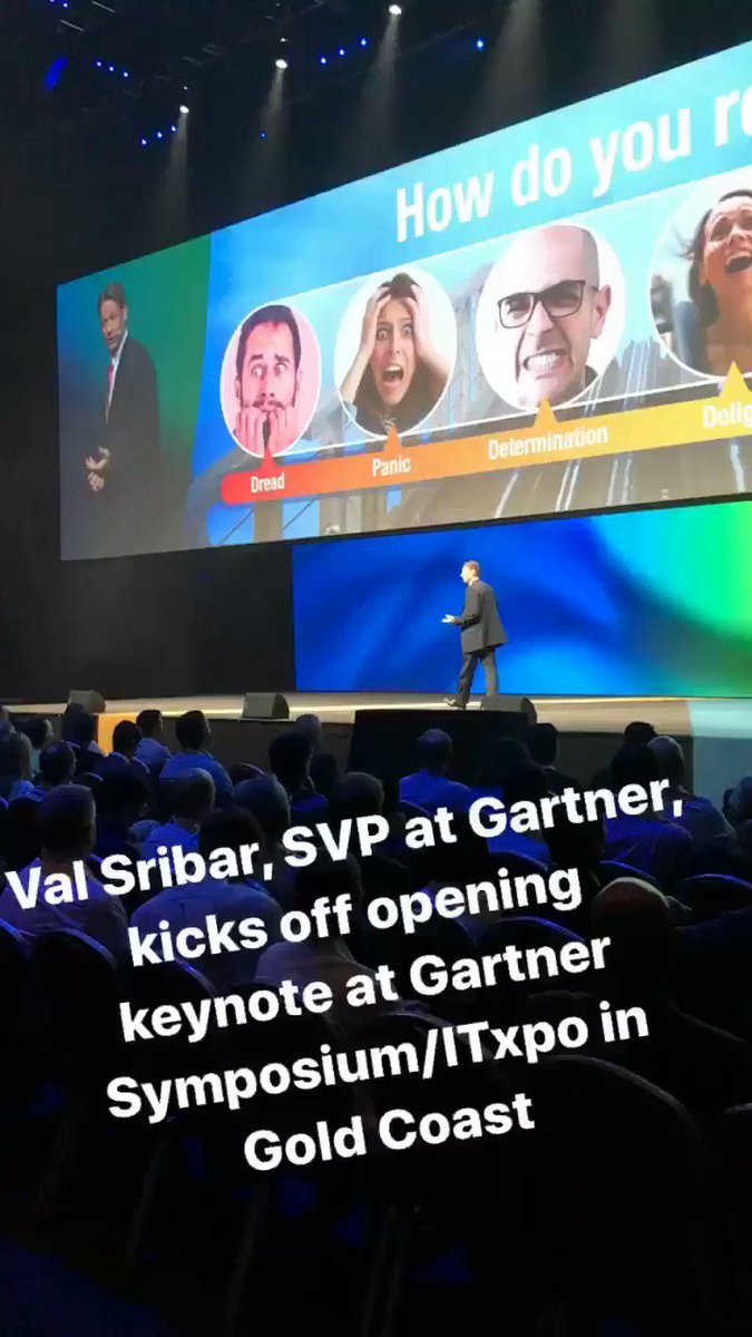 Gartner on Twitter "Val Sribar, SVP at Gartner, takes the stage at 