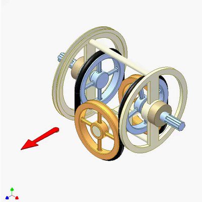 Car Differential With Belt