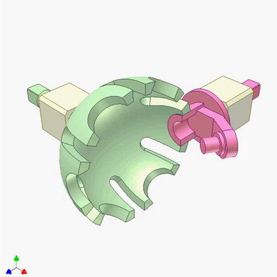 Spatial Geneva Mechanism