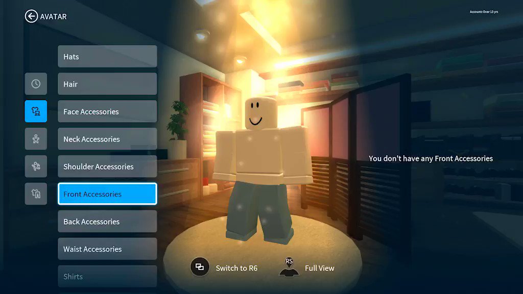 Roblox avatar editor trên Xbox là một tính năng mới đáng kinh ngạc. Bây giờ bạn có thể tham gia chơi game trên Xbox và tùy chỉnh hình ảnh của nhân vật của bạn ngay trên hệ thống này. Hãy xem hình ảnh liên quan để biết thêm chi tiết và cùng tận hưởng trò chơi tốt hơn trên Xbox!