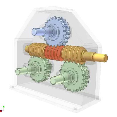Worm Drive - Gear Box