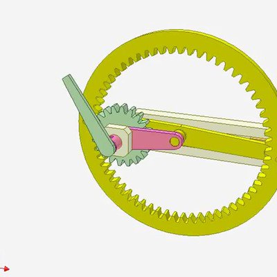 Internal Gear Slider Mechanism