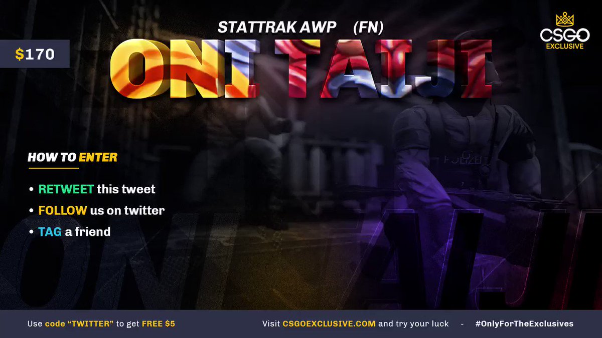 CSGOEmpire on X: Another giveaway! We'll be giving away one of the FN Stattrak Tiger Tooths at 5000 retweets. Follow & RT to enter, good luck! / X