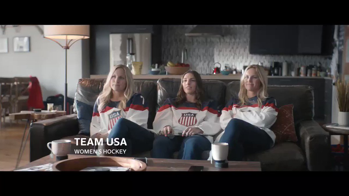 Olympics spot #2 featuring the USA Women’s Hockey Team. 