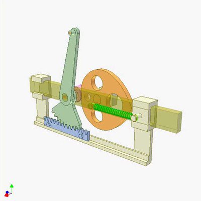 Cam and Gear Mechanism