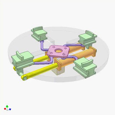 Four-Jaw Self-Centering Chuck