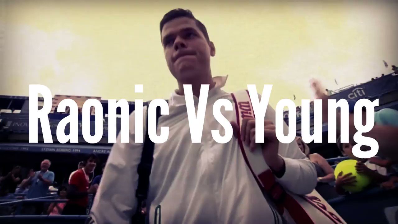 Massive down-the-line forehand by our birthday boy, Milos Raonic!    Happy Birthday, Milos!  