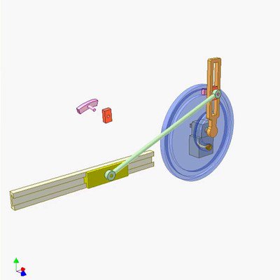 Slider Crank Mechanism With Eccentric
