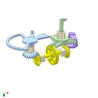 Geneva Mechanism for Reverse Deg. Rotation