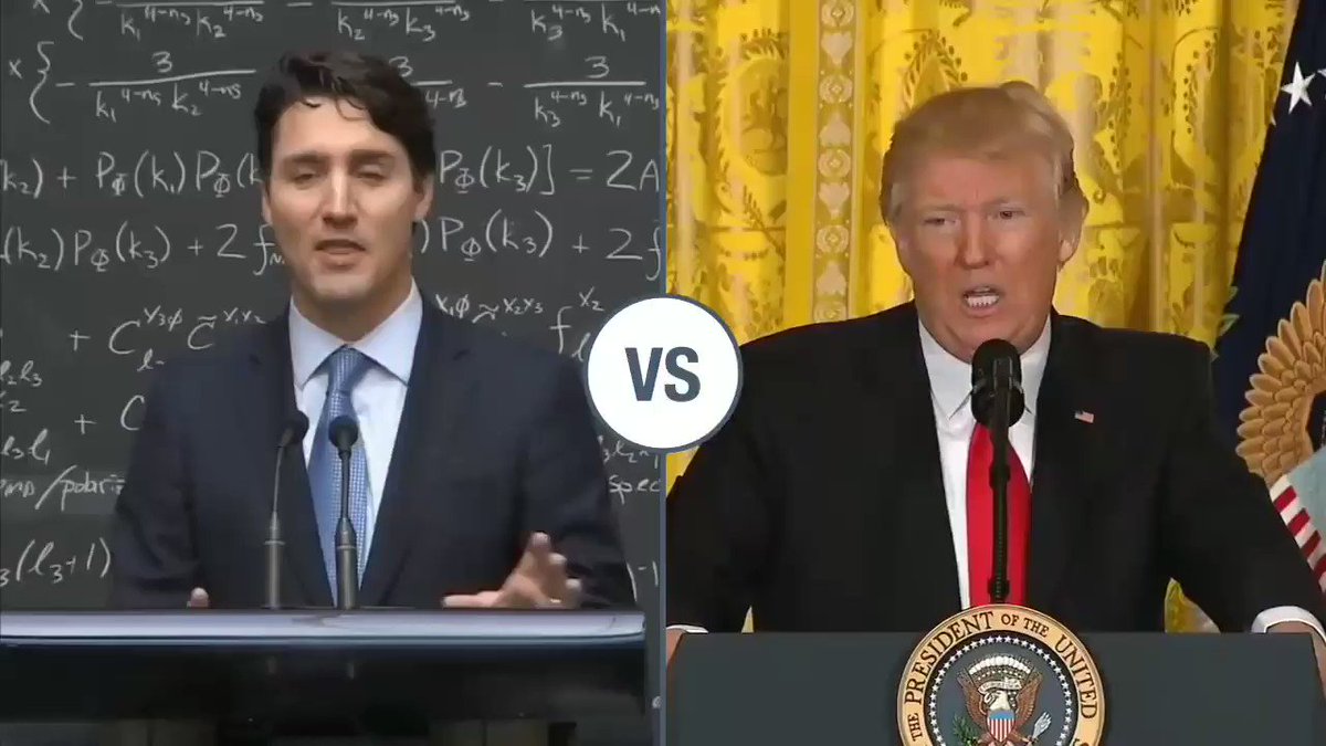 I'm just going to let this video speak for itself.
Justin Trudeau compared to Donald Trump.
#stablegenius