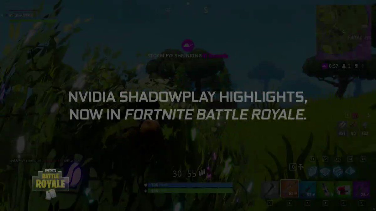 nvidia anz on twitter shadowplay highlights coming soon to fortnite battle royale https t co eqg7uhuucn cesnvidia - fortnite shadowplay not working