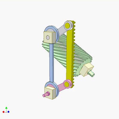 Gear-Rack and Parallelogram Mechanism