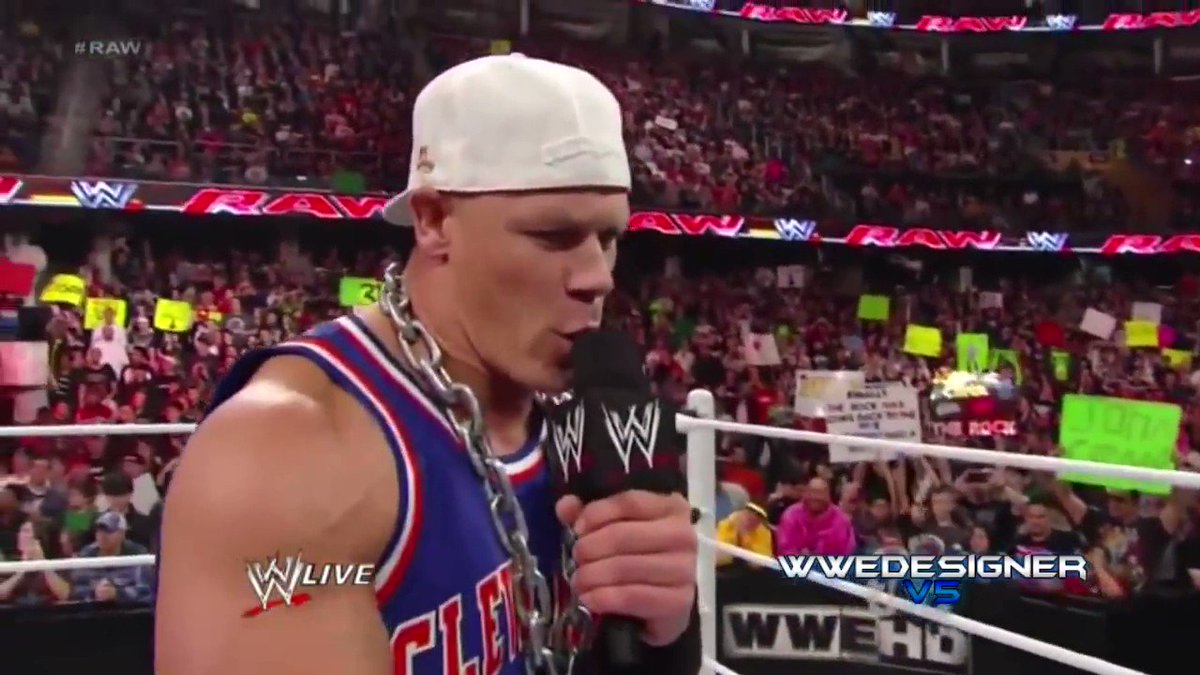 RT @WrestlinGifs: The night John Cena returns as the Dr. of Thuganomics for one night only and disses the Rock https://t.co/1je3AHMCJf