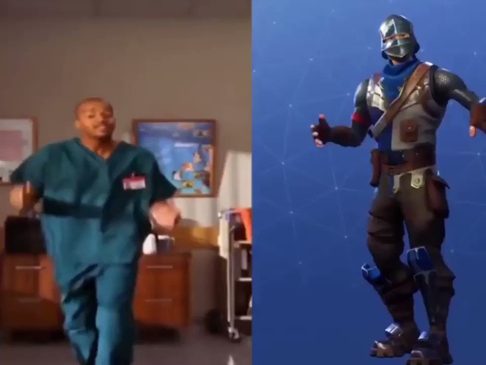 Hank On Twitter The Fact That The Fortnite Dance Is 100 In Sync - hank on twitter the fact that the fortnite dance is 100 in sync to turk from scrubs dancing to poison absolutely kills me