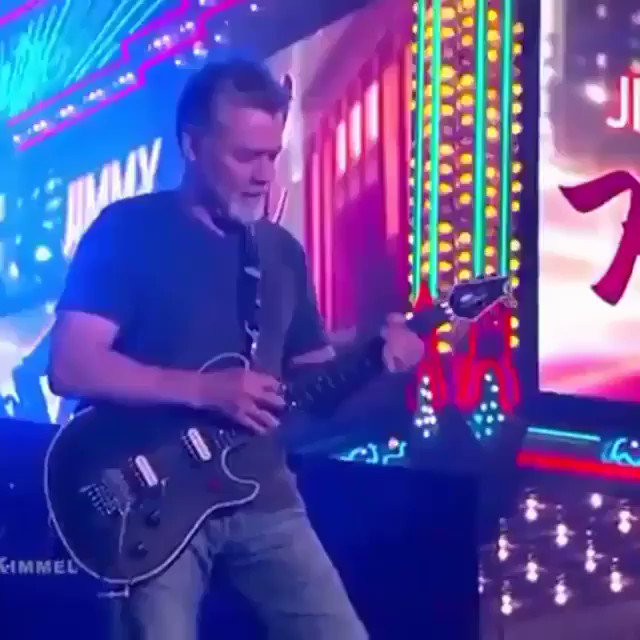 Mr. Eddie Van Halen recently celebrated a birthday.    Happy belated. 