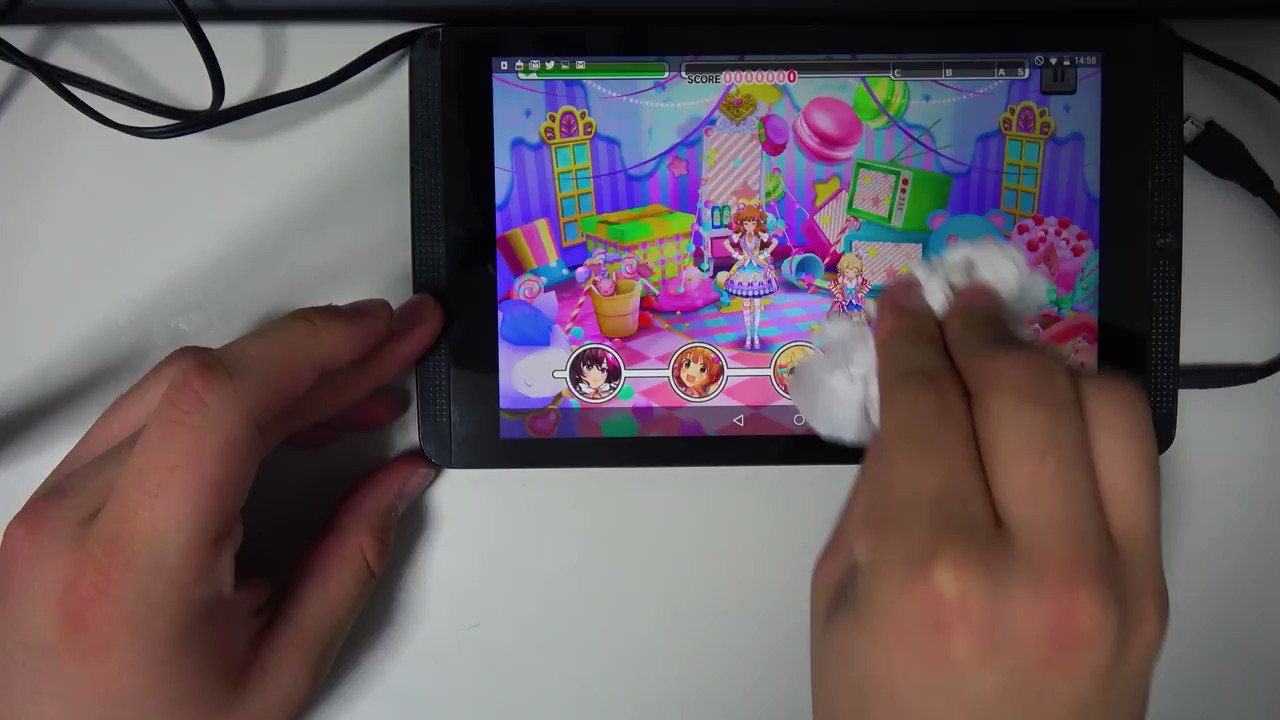 あんきら 狂騒曲 Master 片手フルコンボ デレステ片手 地味に3d タイミング調整等の問題から 3dの方が良いと判断したので ミス3前後安定からフルコンまでが異様に長かった 現実的に片手fcが可能と思われる譜面の中では最も難しい 多分 話題の画像がわかる