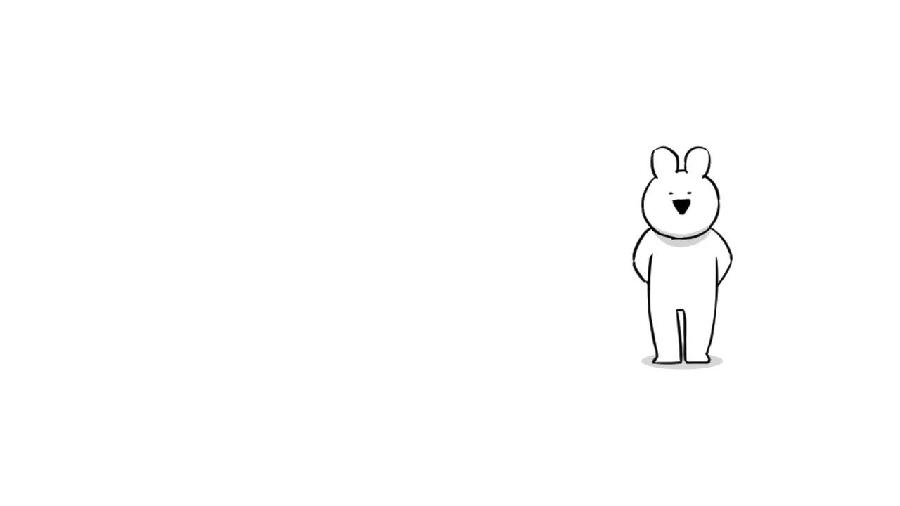 Dk Inc お絵かき班 公式 アニメ すこぶる動くウサギ 第1話を公開 次回もお楽しみに Lineスタンプ 最新作 T Co Km7ukb8qsn すこぶる動くちびウサギ クマ ラブラブ もよろしくお願いします Gif