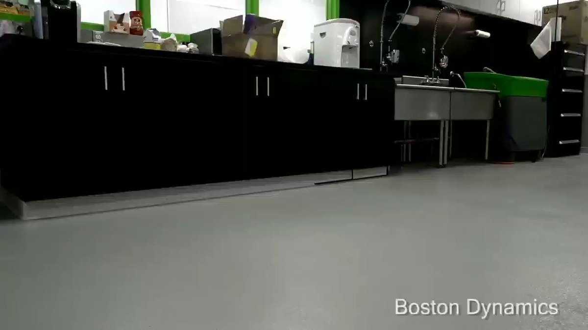 ⚡🇺🇸 VIDÉO - Dans une courte séquence, la société Boston Dynamics dévoile une nouvelle capacité de son robot quadrupède #Spotmini.