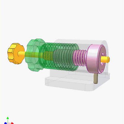 Nut-Screw Differential Mechanism