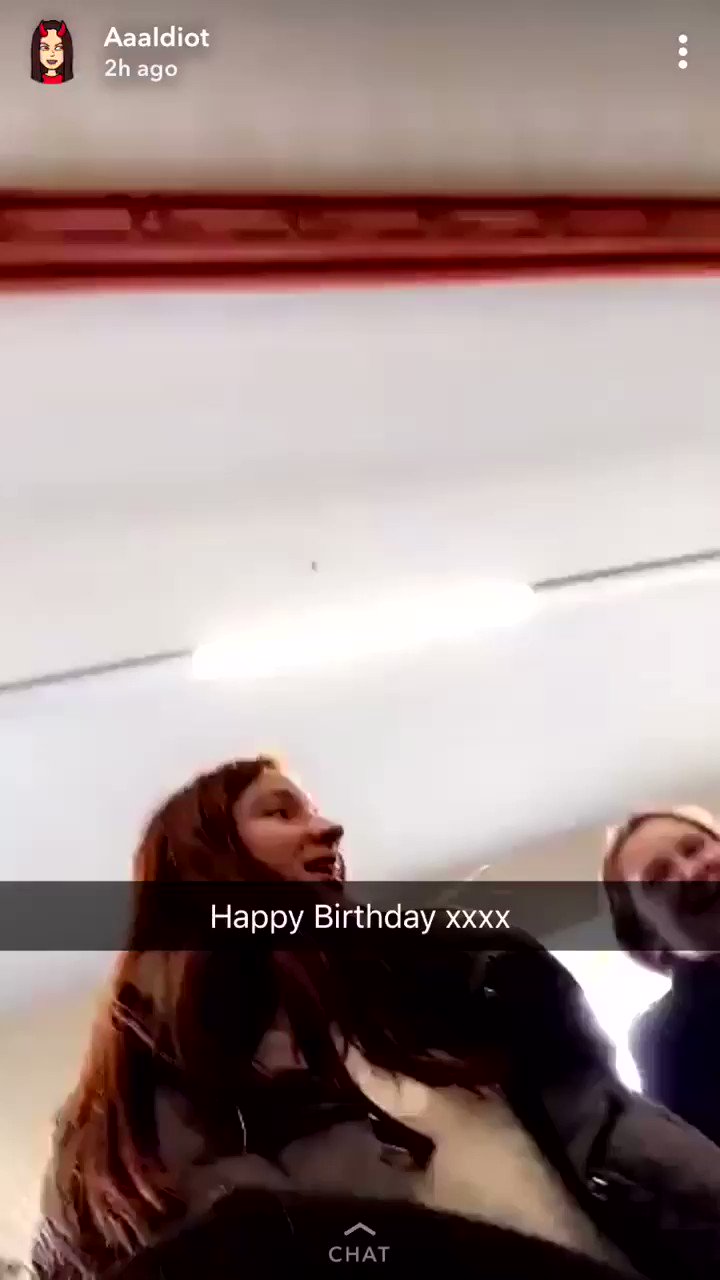 In the middle of a common room full of sixth formers my irls sang happy birthday to me 