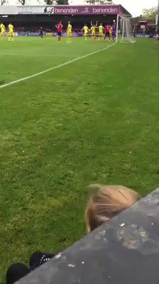 York City fan Anthony Rafferty's brilliant video of his daughter's first experience as a ball girl.
"My daughter's (Charlotte) first time as a ball girl - her instructions were, 'if the ball comes near you give it to a player'. The crowd’s reaction at York City was lovely" 👏