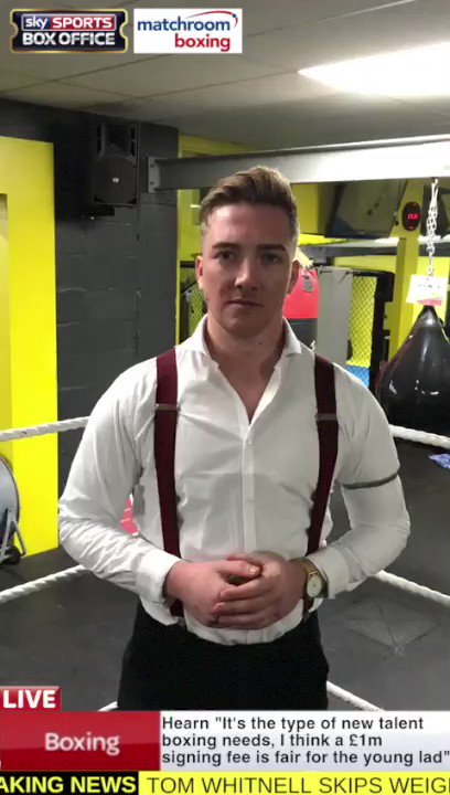He's Finally Here, The Gate Crasher has arrived, Let's Gooooooo! @EddieHearn @Frank_1_Smith @MatchroomBoxing @Michael_Buffer @SkySportsBoxing #MCacademy #ChanceToDance #FightTime