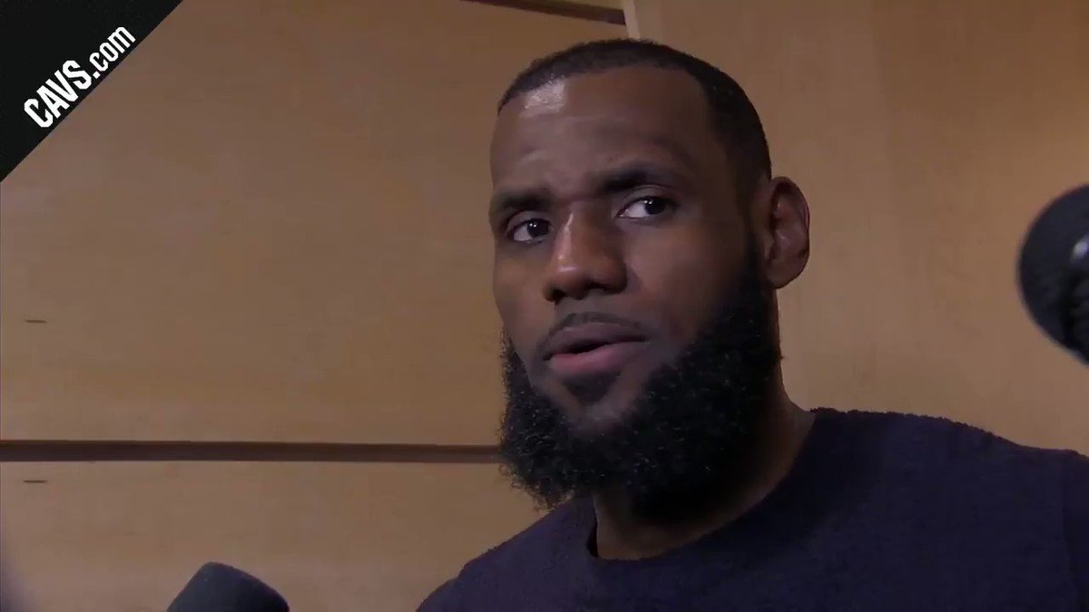 LeBron James was asked what kind of a matchup problem Ben Simmons brings: "Same one I bring. Power, speed, quickness, size, court awareness. Same one I bring."
(📽️ http://Cavs.com )