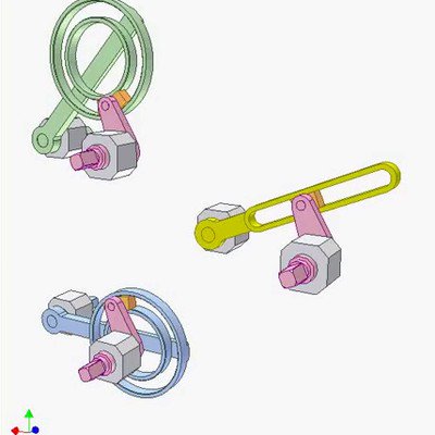 Coulisse Mechanism With Closed Curve Slot