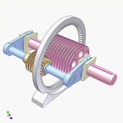 Study of Planetary Worm-Worm Drive