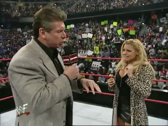 RT @TheMarkOutMania: Vince McMahon forcing Trish Stratus to strip.. this did not age well.. 

https://t.co/XM7y9eILgQ