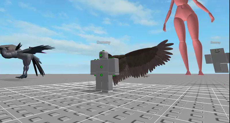Erythia On Twitter Flapping Wings Animation Roblox Robloxdev Roblox - how to animate animals in roblox studio