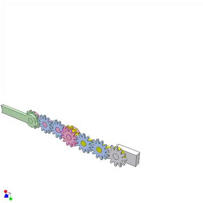 Rolling Rod of Spur Gears
