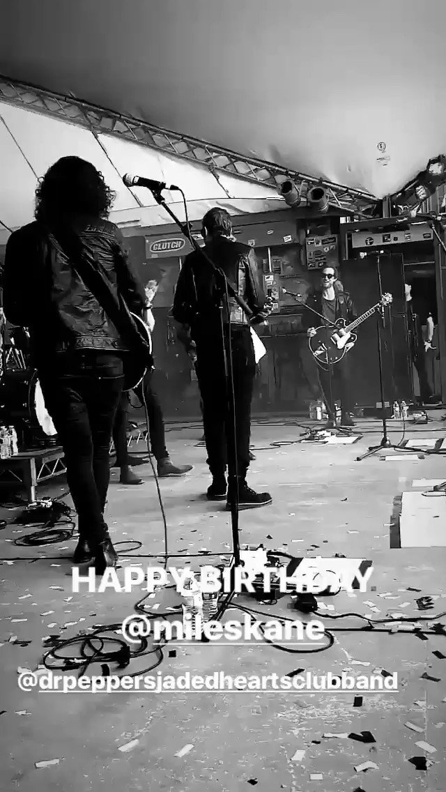 Happy Birthday Miles Kane!! also Dom is here 