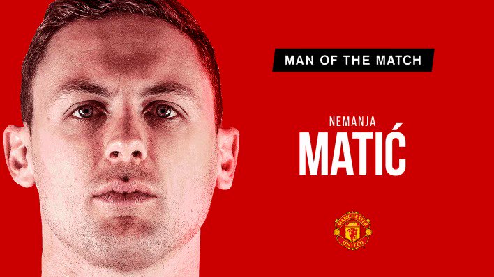 1ゴール1アシストの活躍で勝利に貢献したネマニャ・マティッチが #MUFC マン・オブ・ザ・マッチと思ったらリツィート #FACup